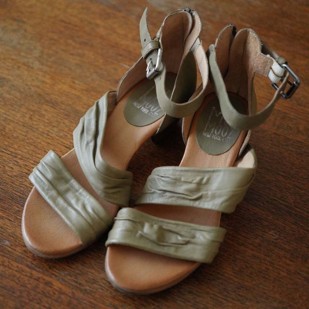 Miz Mooz Cassie Leather Heeled Sandals